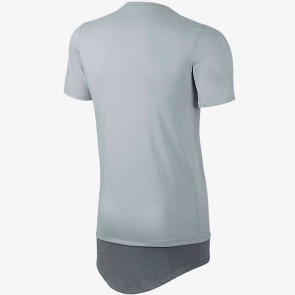 NEW Mens Small NIKE QT S+ Premium Essentials Tee 746425-012 Gray/Charcoal - Picture 2 of 3